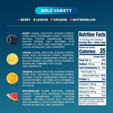DripDrop Hydration Packets - Bold Variety Pack - Single Serve Electrolytes Powder Drink Mix - Watermelon, Berry, Lemon, Orange - Non-GMO, Gluten Free, Vegan - 192 Sticks