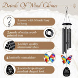 Sister Gifts from Sisters, Sister Birthday Gift from Sisters, Gift for Sisters Birthday, Sisters Present from Sis Brother, Sis Wind Chimes, Best Sis Ever Presents for Christmas, Mothers Day