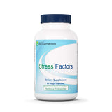 Nutra Biogenesis Stress Factors - GABA Supplements for Women & Men, L Theanine Calm Relaxation Support for Adults, 100mg L-Theanine & 25mg GABA Per Pill - 60 Veggie Capsules