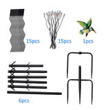 7.2FT Tall Wine Bottle Trees Stand for Garden Decorative, Rustproof Metal Bottle Tree Holder, Holds Up to 15 Bottles (Black)