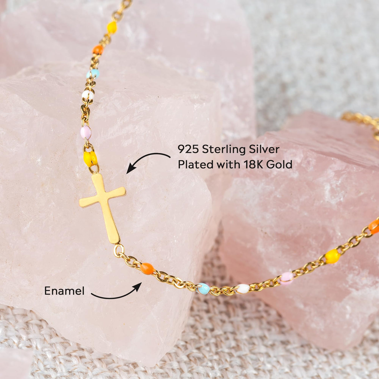 STORYJEWELLERY Retirement Gift for Woman 2026, Retirement Bracelet, Retired Gifts for Teacher Nurse and Coworker, Sterling Silver Cross Bracelet for Women