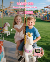 Kids Camera Instant Print Pink: HODDRCCN 32G Instant Print Camera for Kids -1080P HD - Christmas Birthday for Girls Age 3-12 - Ideal Toy for 3 4 5 6 7 8 9 10 11 12 Girls Boys