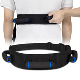 Gait Belt for Seniors, Transfer Belt with Handles, Safety Gate Belt for Elderly Lift Belts Physical Therapy with Quick Release Buckle Standing Aids & Support for Elderly Handicap Patient Care (Black)