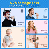 Jeefu Karaoke Machine for Kids, Toys for 3-12 Years Old Girls Gifts