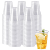 SIUQ 300 Pack 12 oz Plastic Cups, Clear Disposable Drinking Water Cups for Cold Beverages, Ideal for Party, Picnic, BBQ, Wedding, Travel, Halloween, Christmas, Events