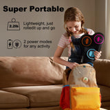 The ONE Electronic Drum Set 9 Pads Roll Up Drum Kit With Free App, Dual Built-in Speakers, Drum Sticks Pedals, Bluetooth MIDI, Great Christmas & Birthday Gift For Kids and Beginners