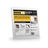 RenoEZ Access Panel For Drywall - 12x12 inch - No Tools Required - Wall Hole Cover - Access Doors For Drywall - Spring Loaded for Wiring | HVAC | Plumbing - Textured White (1)