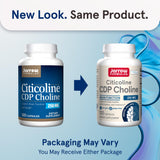 Jarrow Formulas Citicoline CDP Choline 250 MG, CDP Choline Supplement Supports Brain Health, Performance and Memory, 120 Capsules, Up to a 120 Day Supply