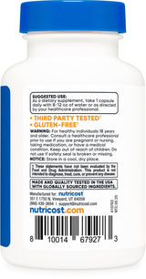 Nutricost KSM-66 Ashwagandha Root Extract 600mg, 60 Veggie Caps (2 Bottles) - 5% Withanolides - with BioPerine