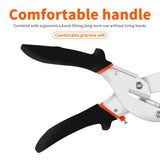 GARTOL Miter Shears, 45-135 Degree Adjustable Angle Scissors, Quarter Round Cutter Tool with Spare SK5 Blades, Trunking Shears for Cutting PVC, Trim and Softwood Moulding (Not for Hardwood)