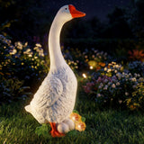 vchin Large Porch Goose Statue, 23 inch Large Porch Goose Statue, Suitable for Porch, Balcony, Courtyard, Garden, Lawn Decor Unique Housewarming Gift
