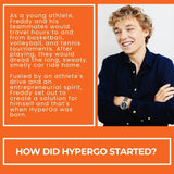 HyperGo XL Body Wipes for Women & Men – 12" x12" Rinse-Free Full Body Cleansing Wipes 2-20 Count Packs - Unscented | Biodegradable, Hypoallergenic, Aloe-Infused | Gym, Festival, Camping Essentials