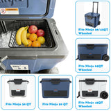 fivertik Cooler Basket for RTIC 52/72Qt Ultra-Light Wheeled Coolers,Inside Dry-Goods Basket fits Coleman 54 Qt Steel Belted/Ninja FrostVault Cooler,Stainless Steel Wire Rack