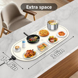 Warming Mat for Food Extra Large,36"x15" Food Warming Mats for Countertops, Parties, and Daily Use with Timer and 3 Temperature Levels
