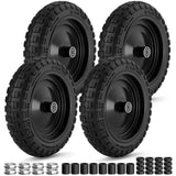 RONPOW 4.00-6 Flat Free Tire and Wheel for Wheelbarrow and Garden Cart