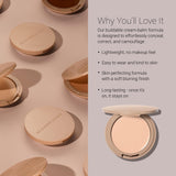 Foundation by No Makeup Makeup | Conceal & Correct with Long-Lasting, Buildable Formula & Lightweight Soft Finish | Cruelty-Free, Vegan, Fragrance-Free | Porcelain