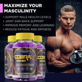 (5 Pack) CobraX Gummies, CobraX Gummies for Men, Cobra X Performance Support Ultra Pure Supplement Gomitas Advanced Formula Energy Review Stamina Performance (300 Gummies)