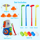 PJG 22 Pcs Toddler Golf Clubs Set, Kids Golf Toys, Birthday Gift Boys Girls