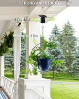 Solar Powered Wind Spinner Motor, Mobile Rotating Motor, Small Automatic Turner for Wind Chimes, Sun Catchers, Hanging Display Art Ornaments, Outdoor Solar Energy Operated Spinning Hanger