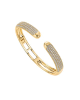 PAVOI Cuff Bracelet Set, 14K Gold Plated, Yellow Gold