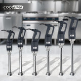 COOLUMA Commercial Immersion Blender, X-Heavy Huty 750W Handheld Blender, 18 Inch Detachable Shaft, 8,000-19,000 RPM Variable Speed, 42 Gallons Multifunction Pro Electric Stick Emulsifier.