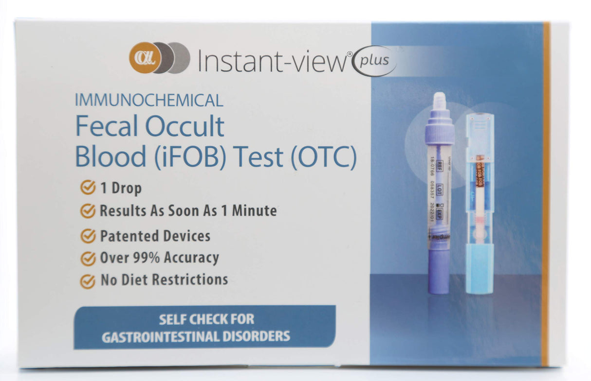 Instant-view® Plus Immunochemical Fecal Occult Blood (FIT or iFOB) Home Test and Stool Test