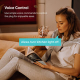 Kasa Smart Plug Mini 15A, Smart Home Wi-Fi Outlet Works with Alexa, Google Home, No Hub Required, UL Certified, 2.4G WiFi Only, 4-Pack(EP10P4) , White