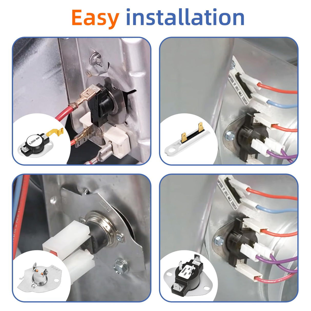 【Upgraded】279838 W10724237 Dryer Heating Element for Whirlpool Wed4815ew1 Maytag Centennial Medc215ew1 Kenmore 70 80 Series Model 110 Amana Ned4655ew1 Roper Admiral,Replaces 2406026 3403585 3398064