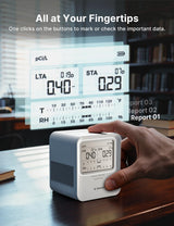 X-Sense Radon Detector for Home, Audible & Visual Alerts, XR0B-SR