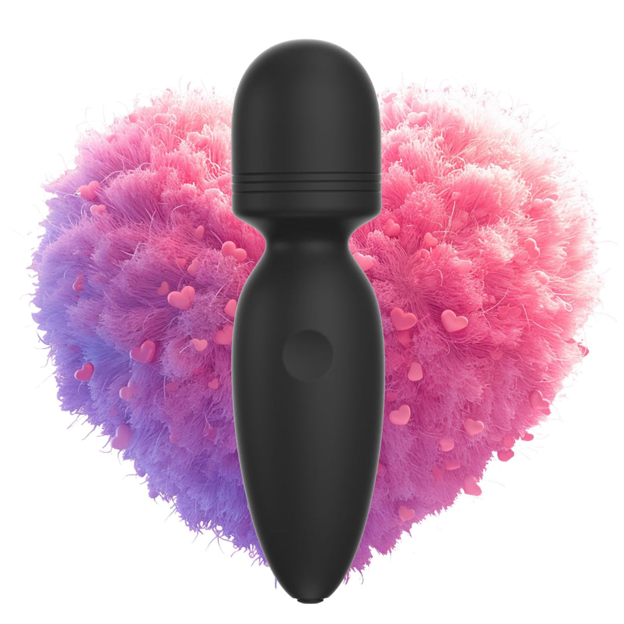 Upgraded Back Bullet Massager, Hand-held Massager for Relaxing Muscles While Working at Home-Black