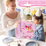 CWLAKON Claw Machine for Kids, Mini Vending Machine Girls Unicorn Toys with Sound & 20 Mini Toys, Candy Grabber Prize Dispenser Machine Electronic Arcade Games, Christmas Birthday Gifts, Pink