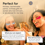 grace & stella Under Eye Patches (12 pairs) Eye Masks for Puffy Eyes and Dark Circles - Stocking Stuffers, Christmas Gifts for Women - Gifts for Birthdays, Bachelorette Party, Bridesmaids, Self Care