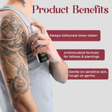 Tattoo Aftercare Tattoo Soap - 7 OZ, Tattoo Foam Soap for Cleaning Tattoo, Tattoo and Piercing Aftercare Gentle Soap with Aloe Vera