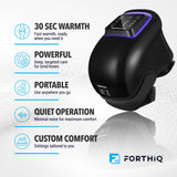 FORTHiQ Knee Massager Pro+ with Heat, Red Light and Vibration, 6-in-1, Dual-Wavelength - Cordless, Portable, Adjustable Straps, Easy to Use, Saves Your Settings, FSA or HSA Eligible