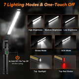 Ruboliy 2Pack Magnetic Rechargeable LED Work Light/Flashlight for Mechanics