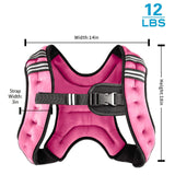 Henkelion Weighted Vest Weight Vest for Men Women Kids Weights Included, Body Weight Vests Adjustable for Running, Training Workout, Jogging, Walking