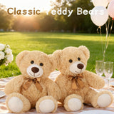 MaoGoLan Bulk Teddy Bear Baby Shower, 10 Packs Small Teddy Bear Stuffed Animals in Bulk,13.5" Small Stuffed Bears Plush for Wedding,Birthday,Christmas, Party Decorations