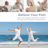 AUVON 4 Outputs TENS Unit 24 Modes Muscle Stimulator with EVA Travel Case, Rechargeable TENS EMS Machine with Easy-to-Select Button Design for Pain Relief, 2X Battery Life, 10 Electrode Pads