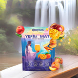 Yerba Mate Instant Tea Powder, Peach Mango Flavor, Sugar-Free, 30 Servings