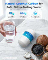 Waterdrop WD-F13 Replacement for GE® MWF®, SmartWater® MWFP, MWFINT, MWFA, GWF, HDX FMG-1, Kenmore® 9991, GSE25GSHECSS, WFC1201 Water Filter, 3 Pack