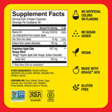Bragg Apple Cider Vinegar Capsules with Vitamin D and Zinc - (2 Pack) 90 Capsules - Supports The Immune System