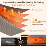 NEWKITCHEN Warming Mat for Food, (XXL 36"x16") Food Warming Mat for Parties Buffet Upgrade Graphene Fast Full Surface Heating -Versatile Food Warmer for Gatherings, Parties, Everyday Use