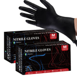 PROMEDIX P Nitrile Disposable Gloves,4mil-100 Count,Gloves Disposable Latex Free,Powder Free for Cooking,Household,Food safe (Large, Pack of 2)