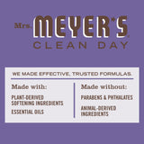 MRS. MEYER'S CLEAN DAY Dryer Sheets, Fabric Softener, Reduces Static, Infused with Essential Oils, Compassion Flower, 80 Count
