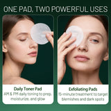 BENIX Korean Toner Pads (100 Count) – Hydrating & Anti-Aging for Dark Spots, Wrinkles & Uneven Skin – Infused with Snail Extract, CICA, Niacinamide & Peptides for a Clear, Radiant Complexion