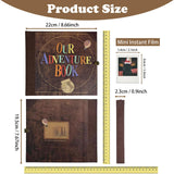 AIPASA Our Adventure Book Scrapbook Photo Album, Personalized Gifts 8.9*7.7