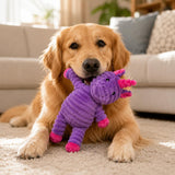 Jalousie Plush Toys Assortment Value Bundle Puppy Pet Mutt Squeak Toy for Medium Large Dogs (5 Pack Corduroy)