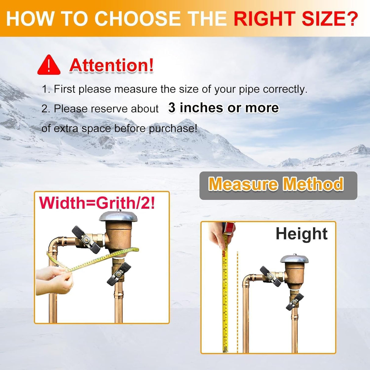 Cholila Cover Backflow Preventer Cover Insulated (5˚F) with Thicker 7 Layers Fabric - 24" W x 24" H with Aluminum Foil Backflow Cover for Winter Pipe Freeze Protection - Sprinkler Covers for Outside