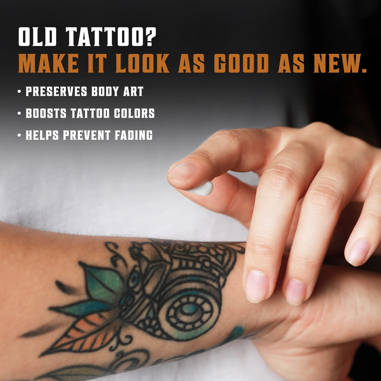 Viking Revolution Tattoo Care Balm for Before, During & Post Tattoo Safe, Natural Tattoo Aftercare Cream Moisturizing Lotion to Promote Skin Moisture, Skin Moisturizer, (2oz,1 Pack)