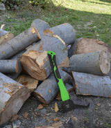 WICING Hookaroon 15 Inch, Pickaroon Forged Steel, with Anti-Slip & Shock Reduction Grip, for Log Lifting and Moving Wood Firewood Tool